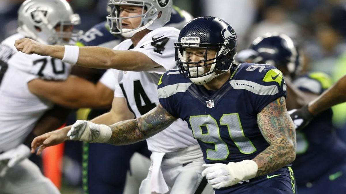 
Seahawks defense end Cassius Marsh missed most of the 2014 season, but used his time to improve so he could jump right in this year.
