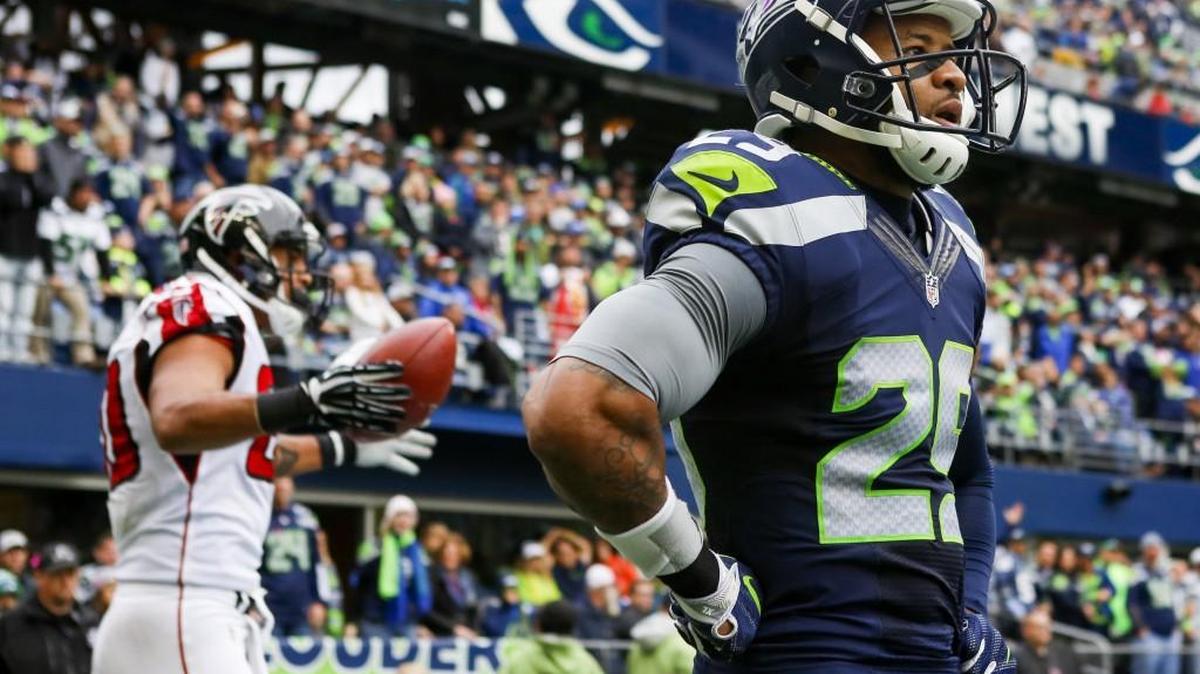 Seahawks safety Earl Thomas reacts after a touchdown by Falcons tight end Levine Toilolo on Sunday in the third quarter. The Seahawks are too experienced and too talented to fall apart the way they did in the third period before rallying.