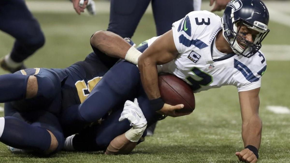 The Rams defense has sacked Russell Wilson 31 times in his career, the most of any team in the league. In the first meeting this season, St. Louis sacked the fourth-year quarterback six times.