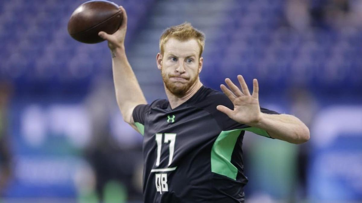 North Dakota State quarterback Carson Wentz is one player the Los Angeles Rams could go for at No. 1 overall.