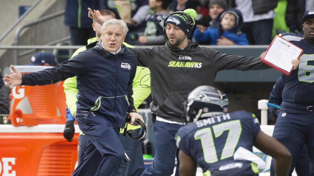 “I really don’t believe that you should ask players to take a break; I think they’ve got to go,” Seahawks coach Pete Carroll says.