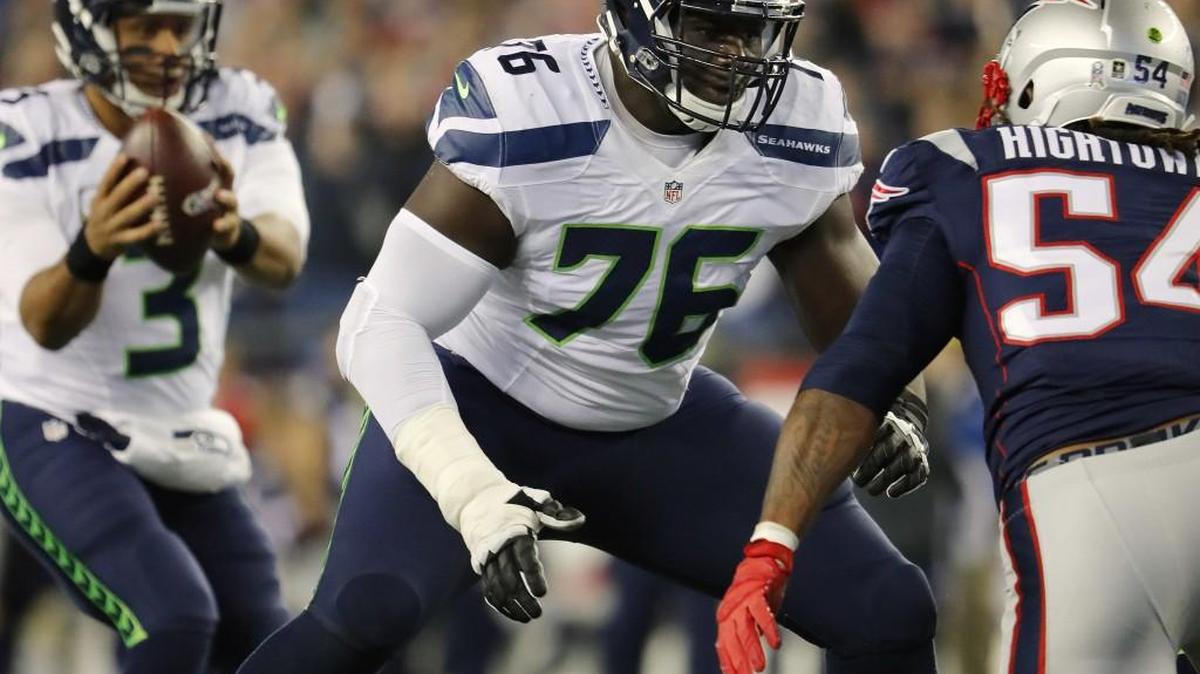 Seattle’s Germain Ifedi, a first-round draft pick, was inactive the first three weeks of the season with an ankle injury and his play has been inconsistent thereafter, which is typical of a rookie offensive guard.