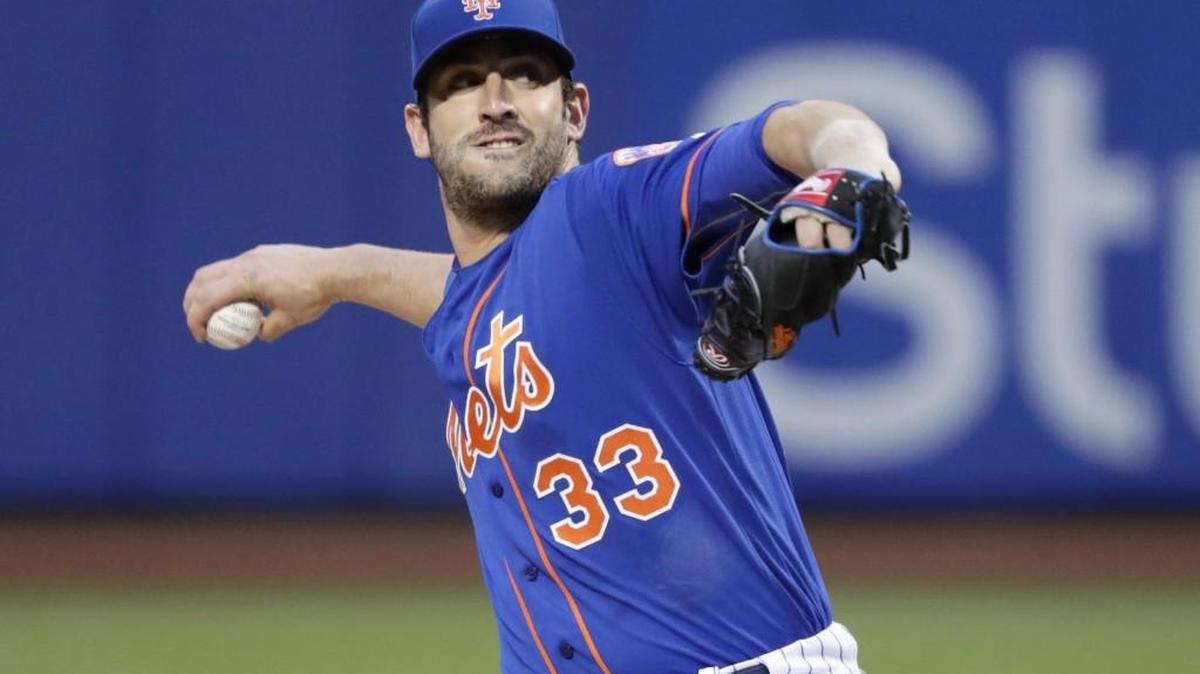 Mets starting pitcher Matt Harvey delivers a pitch during the first inning of a baseball game against the Nationals in late April. The Olympian columnist John McGrath thinks the Mariners could use his help despite being suspended three game for violating team rules.