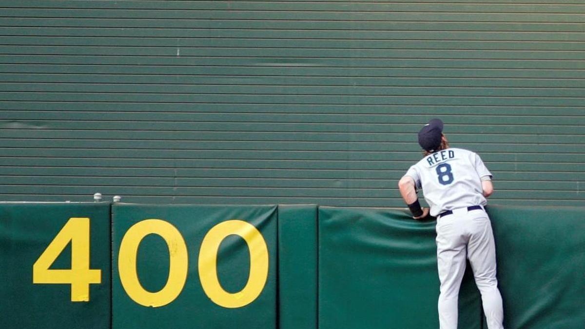 
Jeremy Reed, never the solution to the Mariners’ center field woes. 
